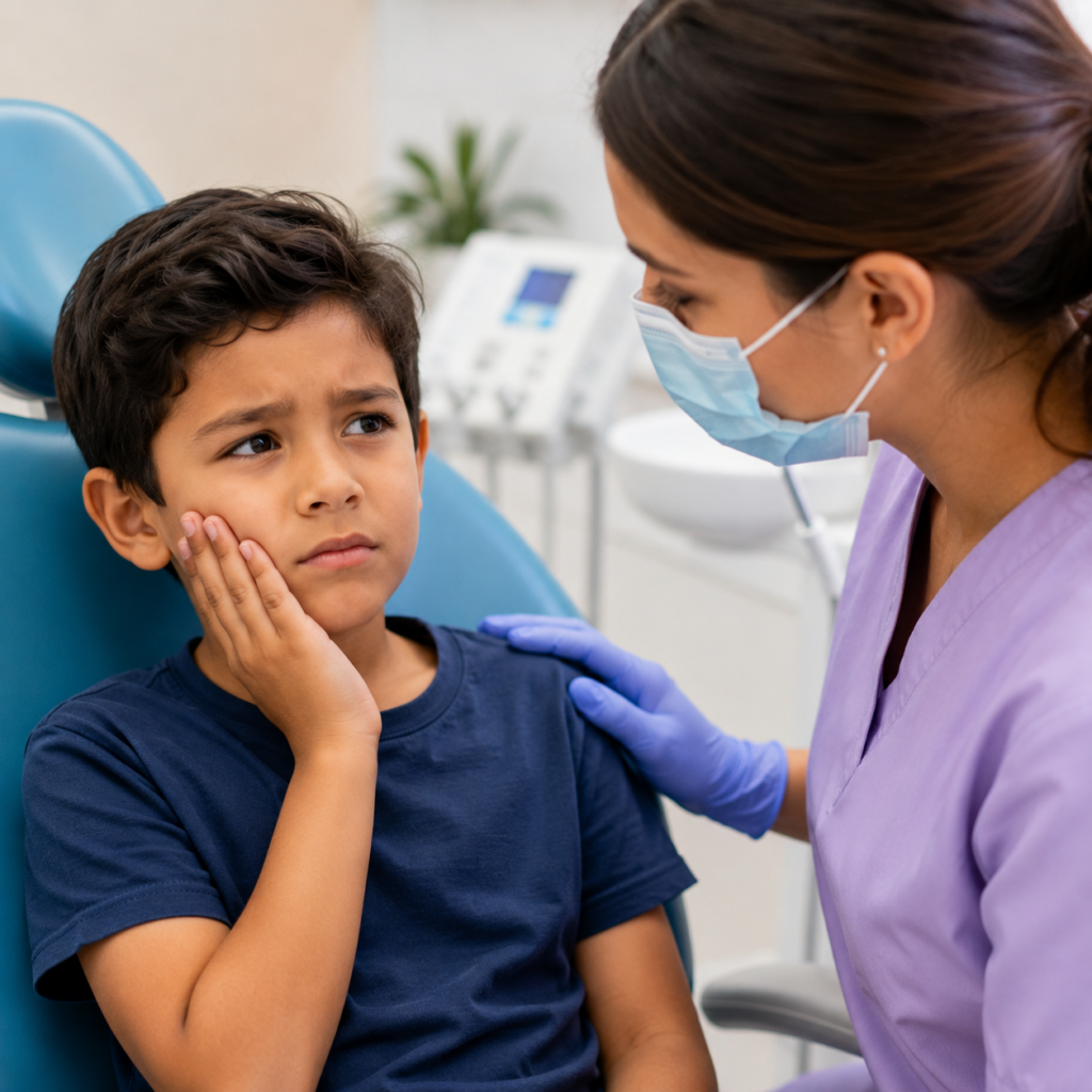 servicio de urgencias dentales en niños